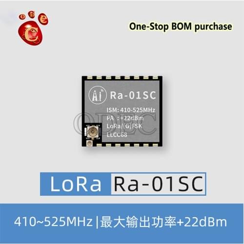 RA-01SC LLCC68 chip LORA radio frequency module SPI interface IPEX antenna RA-01SC