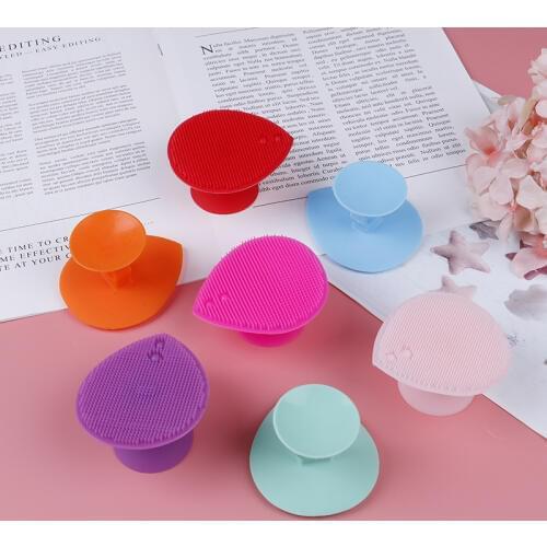 Silicone Beauty Washing Pad Facial Exfoliating Blackhead Face Cleansing Brush Tool Soft Deep Cleaning Face Brushes