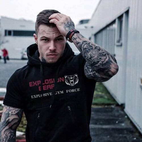 High Quality Brand New Mens Hoodies Sweatshirts Short Sleeve Men Hoodies Sweatshirt Casual Solid Color Man hoody For Male Hooded