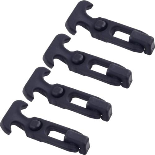Universal 4Pcs Rubber T-Handle T-Latch Hasp Draw Latch With Screws M5 Fit For RV Tool Box Cooler Golf Cart Off-road Vehicles