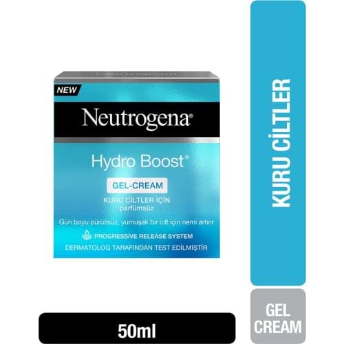 Neutrogena Hydro Boost Gel Cream With Hyaluronic Acid for Dry Skin Face Cream 50 Ml