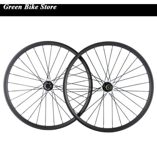 100% full carbon mountain bicycle wheel 27.5"MTB wheel hookless rim with thru-axle hub 771/772 hub
