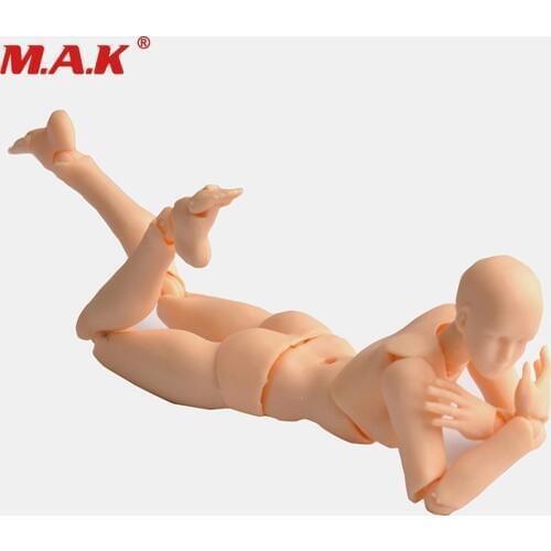 14.5cm PVC Nude Muscular Body Youth 2.0 Type Female/Male Body Figure Movable Action Figure Collection