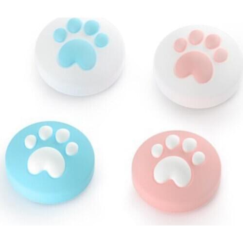 4PCS Cat Claw Thumb Grip Caps, Joystick Cap for Nintendo Switch , Soft Silicone Cover for Joy Con Game Controller