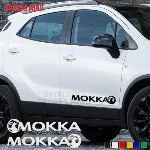5 Pairs Vinyl Car Styling For Opel Mokka X Vauxhall Mokka Opc Accessories Car Stickers Decals Automobiles