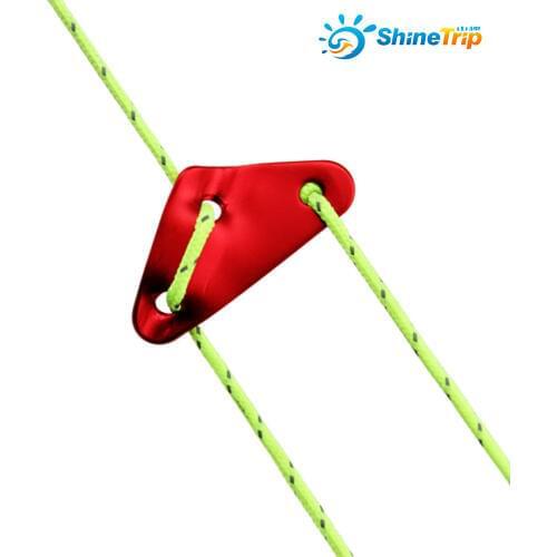 Tent Accessories (100 pcs) Triangle Aluminum Alloy Camping Tent Wind stopper Rope Adjuster Buckle Tentorial Wigwam Buckle