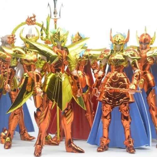 Anime Saint Seiya Gilmo Star Saint Cloth Warrior Myth Ex Devil Fish Sea Horse Sea Dragon Sea Prince Six Saint Beast Gift Figure