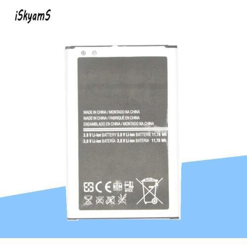 ISkyamS 1x 3100mAh EB-BN750BBE Replacement Battery for Samsung Galaxy Note 3 mini Note 3 Neo N750 N7505 N7502