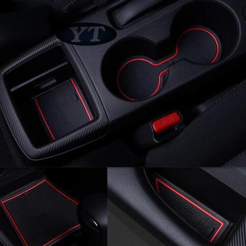 Non-slip Interior door gate pad cup mat for mazda cx-3 cx3 2017 2018,13pcs/lot,car styling