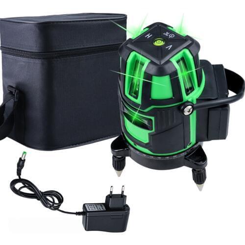 Laser Level 2/3/5Lines 3D Self-Leveling 360 Horizontal And Vertical Cross Super Powerful Green Laser Beam Line Green Laser Level