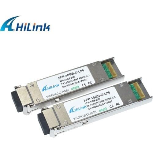XFP Fiber Module Optical Transceiver Single LC XFP BIDI 10G 80KM 1490/1550nm