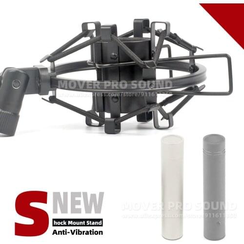 Suspension Condenser Microphone Shock Mount For NEUMANN KM183 KM184 KM185 KM 183 184 185 Mic Stand Spider Shockproof Holder