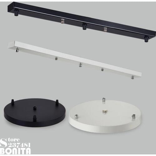 Ceiling Tray Ceiling Plate Ceiling Base hang up 3 lamps long tray round tray black white color