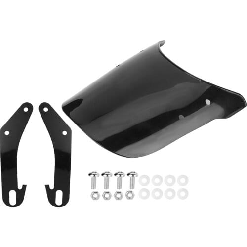 Universal Motorcycle Windscreen Windshield Wind Deflector For HONDA Motorcycle Windshield Black