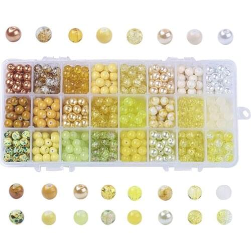 1Box Glass Seed Beads Gradient Color Beads For Jewelry Making DIY Bracelet Necklace Round Glass Beads Sets Handmade Accessories