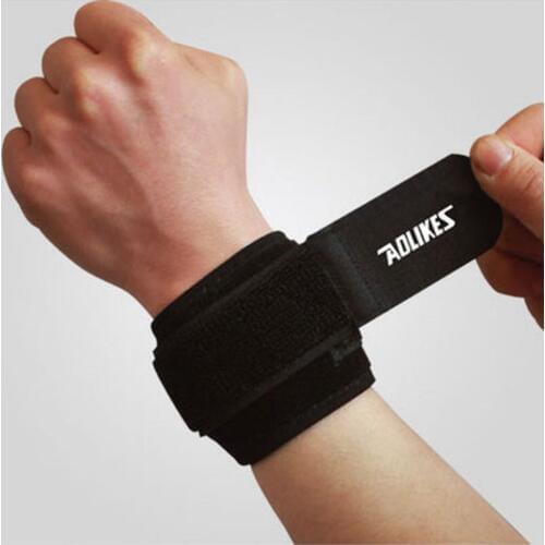 1Pcs Soft High Elastic Nylon Sports Wristband Gym Wrist Thumb Support Straps Wraps Bandage Hand Bands 40cm Length
