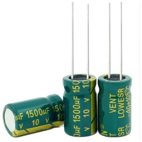 10V1500UF 1500UF 10V 10mm*17mm Electrolytic Capacitor