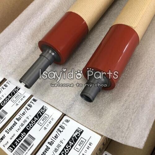 1X For Konica Minolta Bizhub C554 C654 C754 C554e C654e C754e C 554 654 754 Lower Fuser Pressure Roller