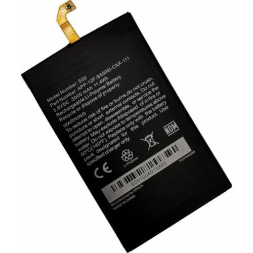 1x 3000mAh 11.4Wh APP-12F-B5595I-CXX-111 Repalcement Battery For CATS30 S30 Bateria Batterij Batteries