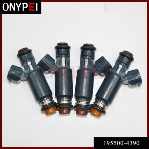 4pcs/lot Fuel Injector 195500-4390 16600-8J010 For 02-06 Nissan Altima Sentra 2.5 166008J010