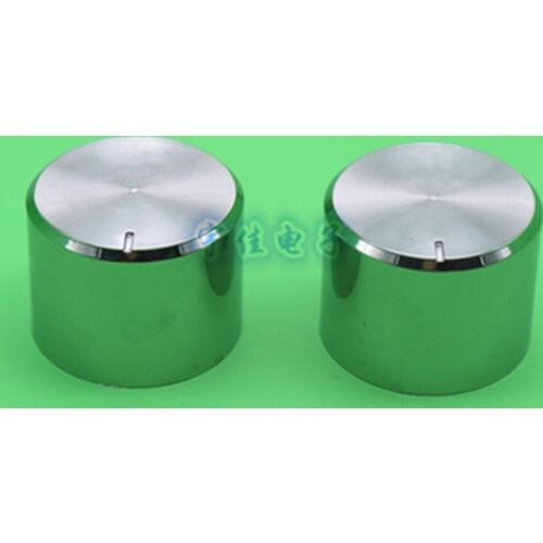 5 Piece 23 * 17.4mm silver plated plastic knob potentiometer knob flower shaft inner hole 6mm