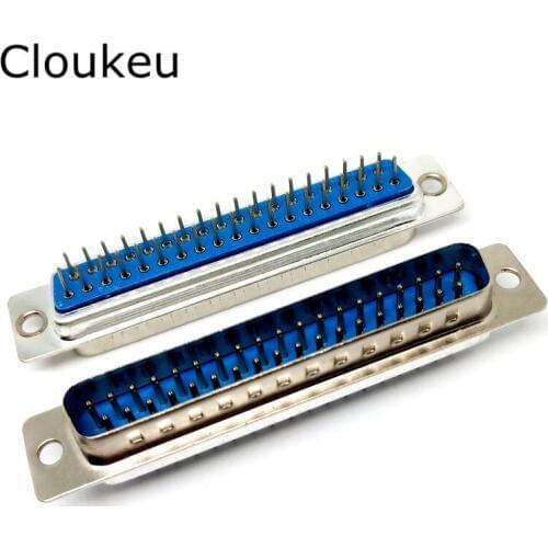 5Pcs DP37 pin Male Insert plate type PCB D-Sub Connector DB37 serial port adapter