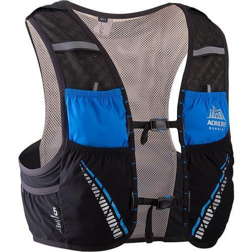 AONIJIE Hydration Backpack 5L Running Marathon Race Climbing Vest Harness Water Bladder Hiking Camping Marathon Race Climbing