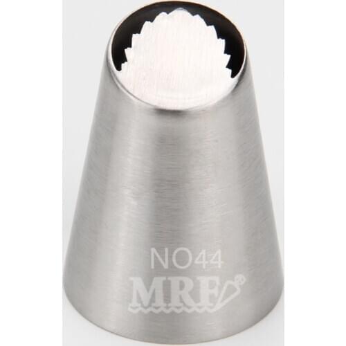 Free Shipping Stainless Steel 18/8 Standard Russian Flower Cake Decorating Cupcake Pastry Icing Nozzle #NO44
