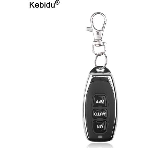 Kebidu Wireless 3 Buttons Remote Control Duplicator Copy Code 433Mhz Frequency for Electric Gate Garage Door Keychain