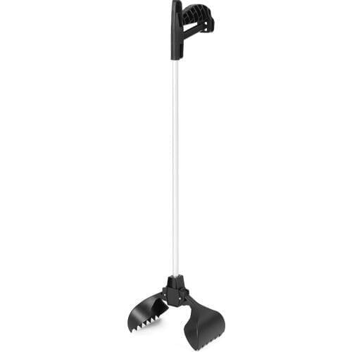 Balck Dog Poop Scoop Dirt Picker Dog Waste Easy Pickup Tools with Long Reach Handle