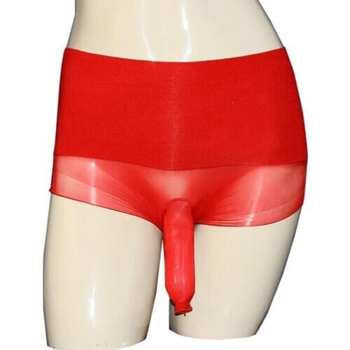 Hot Men Open Closed Silica gel Sheath socks sexy erotic gay boxer 9 color Underwear