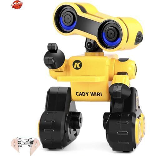 Intelligent Wireless Control Touch Induction RC Robot Model 2.4G Recording Programming Interaction Dancing Delivery Robot Toy