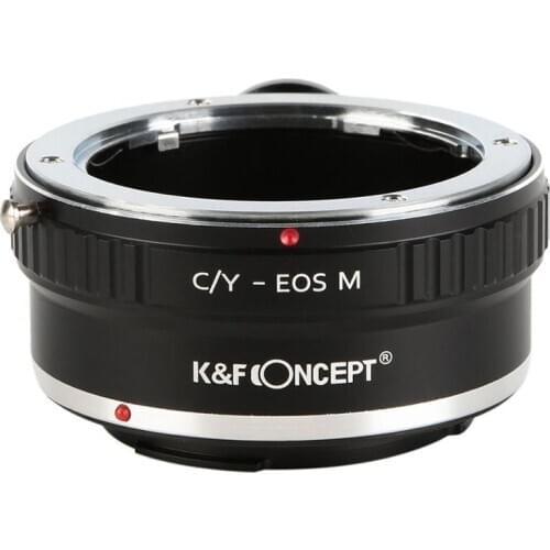 K&F Concept C / Y-EOS M lens adapter lens adapter ring for Contax Yashica C / Y lens on Canon EOS-M system camera M1 M2 M3