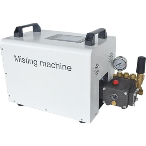 Brass Triplex Plunger Pump Fogging machine misting pump driven by electric motor 4LPM high pressure 40-70Bar 220/380V 750W