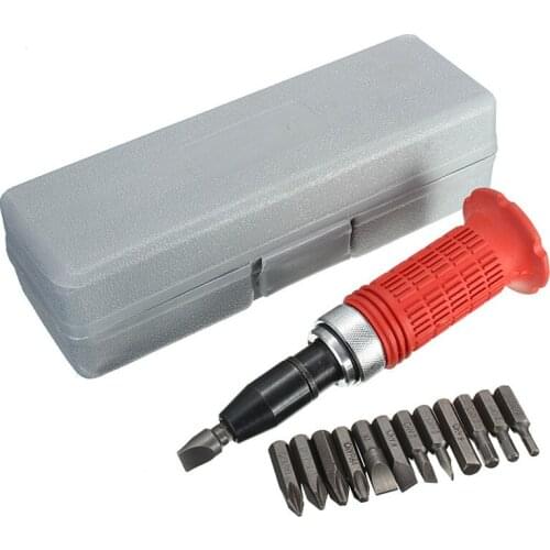 New Multi-purpose Heavy Duty Impact Screwdriver Set Driver Chisel Bits Tools Socket Kit With Case High Quality Screwdriver