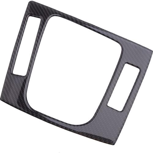 Black Carbon Fiber Car Inner Gear Shift Box Panel Cover Trim Sticker Fit For BMW 3 Series E46 1998-2000 2001 2002 2003 2004 2005
