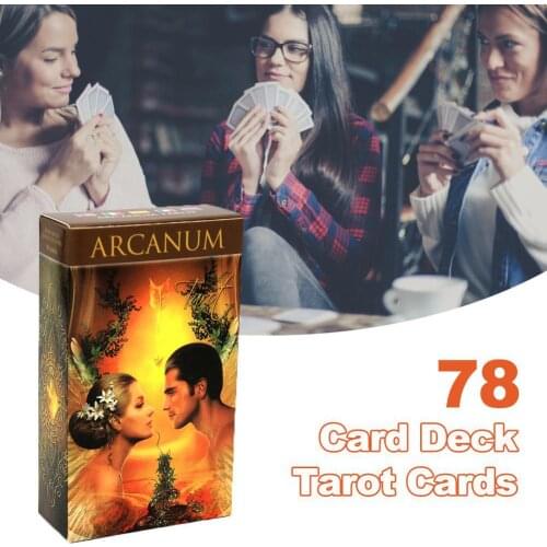 Tarot Board Game Toys Oracle Rider Waite Divination Prophet Prophecy Card Poker Gift Prediction Oracle Altar Cloth