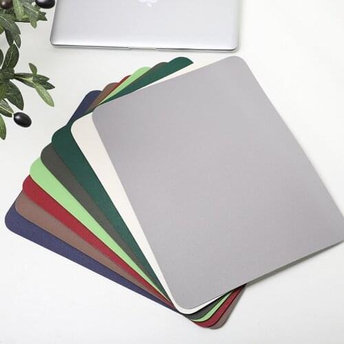 Rectangle Placemat Table Mat Tableware Pad PU Leather Waterproof Heat Insulation Non-Slip Placemat Soft Washable Bowl Coaster