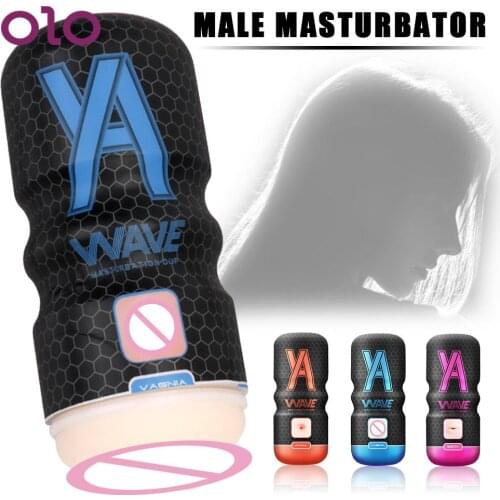 Sex Toys For Men Silicone Soft Penis Pump Realistic Vagina Anal Mouth Male Masturbation Cup Artificial Pussy Erotic