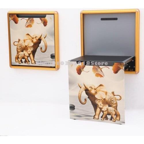 Ultra Thin Hidden Wall Hanging Folding Shoe Changing Stool Door Corridor Wall Sticking Shoe Changing Chair Porch Shoe Cabinet