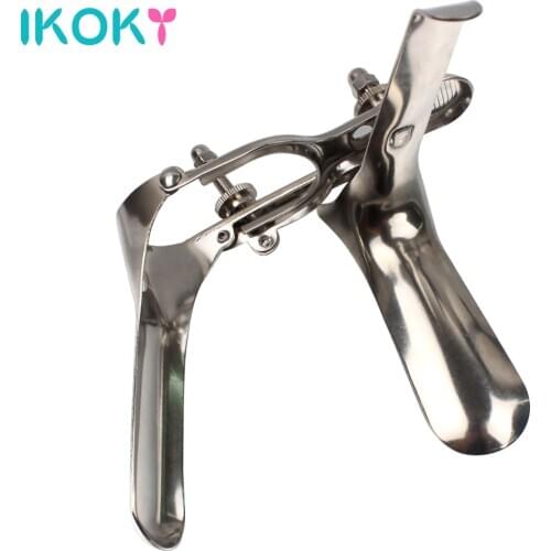 IKOKY Colposcope Vaginal Dilators Expansion Medical Themed Toys Speculum Anal Voyeuristic Device Sex Toys for Women