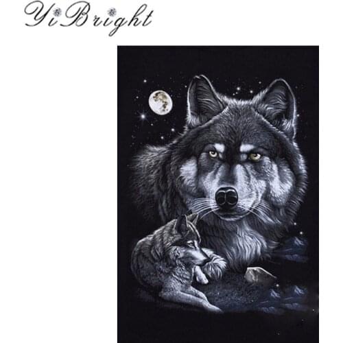 Girl Diamond Embroidery Animals Diamond Mosaic Wolves Picture Needlework Diamond Painting Embroidery Cross Sttich Baby Gift