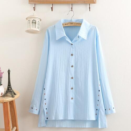 High Quality Womens Shirts Blouse New Spring Autumn Long Sleeve Shirt Loose Plus Size 5XL Ladies Shirt Tops Women clothing J368