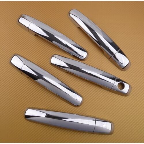 10pcs/Set 5-Doors Chrome Car Exterior Door Handle Cover Trim Fit for Suzuki Grand Vitara 2006 2007 2008 2009 2010 2011 2012 2013