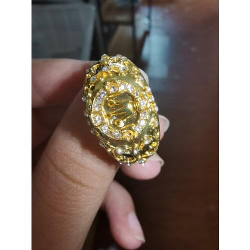 2021 Golden Carved Crown Rings Vintage Couple Rings Jewelry Wedding Promise Ring Ladies Women Girls
