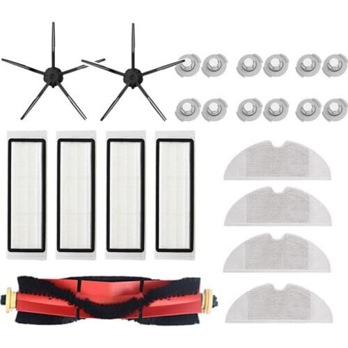 23Pcs Parts for XiaoMi Roborock S5 Max S50 S6 Accessories Vacuum Cleaner Parts HEPA Filter Main Brush Side Brush