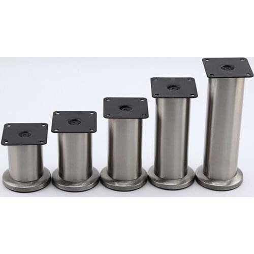 8-20cm New thickening Stainless Steel Adjustable Sofa Foot Cabinet Foot Bed Foot for Kitchen Home Furniture Legs Hardware
