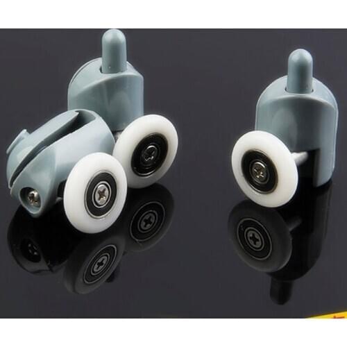 8pcs Diameter 25mm Shower Door Rollers/Runners/Wheels shower room pulley Replacement 4top +4bottom
