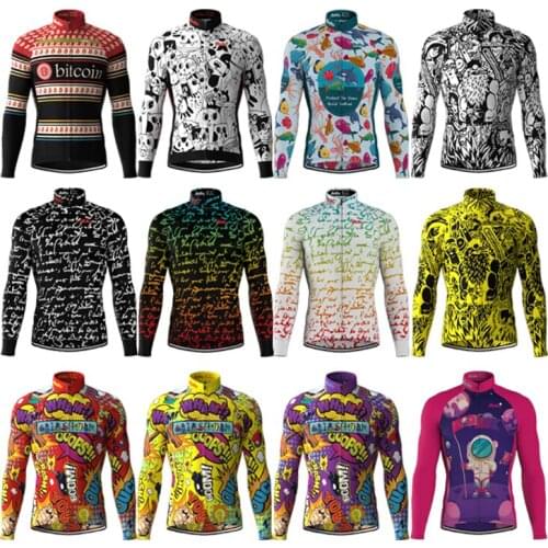 LairschDan 2022 Summer New Cycling Jersey Men Long Sleeve Sportwear Autumn Bike Clothes Mtb Bicycle Shirt Wielerkleding Heren