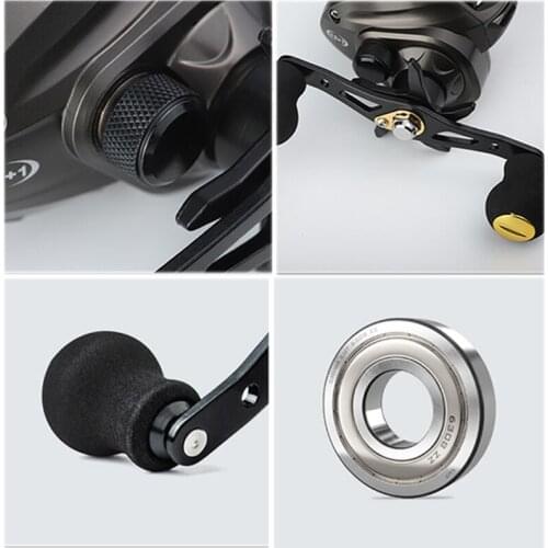 U7EF Fishing Baitcasting Reel High Speed Ultralight Drag Metal Spool Fishing Reel For Bass in Ocean
